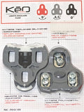 Look Keo cleats grey 4.5° zero float