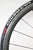 Schwalbe Ultremo ZX foldable road clincher tyre black with white stripe on rim