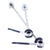 TUNE DC14 skewers quick release lightweight alloy carbon silver